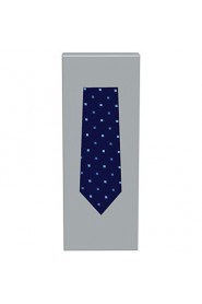 Men's Navy Dark Blue Flora Dot Necktie Wedding Formal Business Work Casual Tie With Gift Box