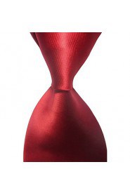 Men's Solid Plain Microfiber Tie Necktie With Gift Box (5 Colors Available)