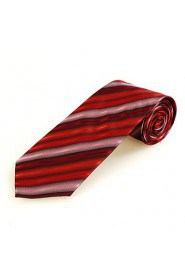 Men's Gradient Color Striped Microfiber Tie Necktie For Wedding Party Holiday With Gift Box(5 Colors Available)