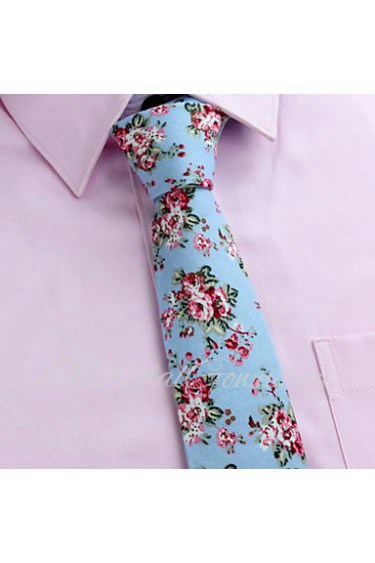 Men's Fashion Wedding Cotton Tie(6CM)