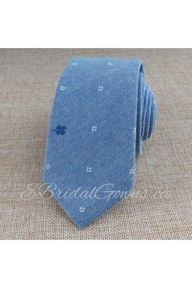 Men's Fashion Cotton Tie(6CM)