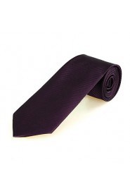 Men's Pure Colour Striped Microfiber Tie Necktie For Wedding Party Holiday With Gift Box (5 Colors Available)