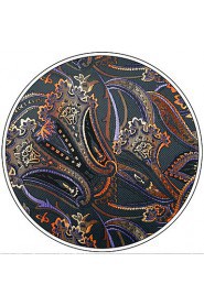 Men Paisley Multicolor 100% Silk Pocket Square Business Fashion