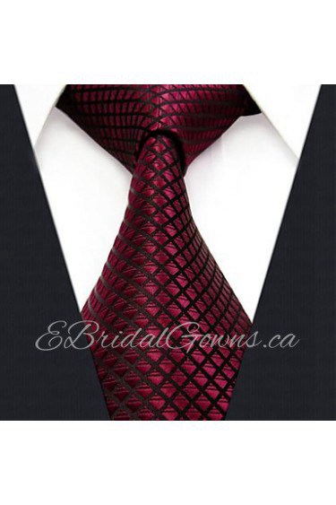 Shlax & Wing Extra Long Size Wedding Necktie Solid Color Red Crimson Mens Tie Silk