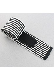 Korean Fashion Simple Straight Stripe Knit Tie(Width:5CM)