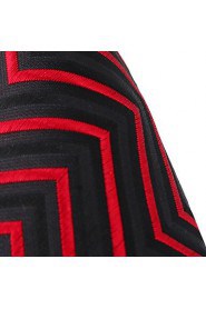 New Black Red Jacquard Silk Men Business Suit Necktie Tie