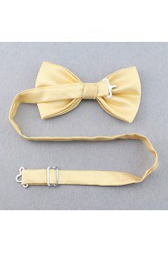 Men's Fashionable Solid Color Bow Tie