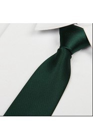 Dark Green Adult Leisure Twill Tie Jacquard Arrow Necktie