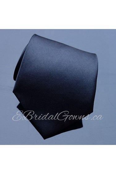 Men's Polyester Solid Color Formal Neck Tie (10cm,1pc)