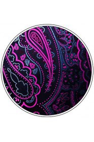 Paisley Blue Pink Brown Pocket Square Mens Hankies Hanky