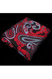 Men's Casual Floral Paisley Multicolor Silk Hanky