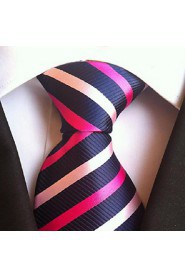 Men Wedding Cocktail Necktie At Work Red Pink Muticolors Tie