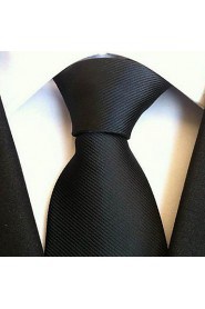 Men Wedding Cocktail Necktie At Work Black Tie