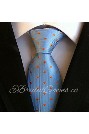 Men Wedding Cocktail Necktie At Work Blue Red Colors Tie