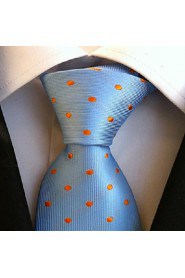 Men Wedding Cocktail Necktie At Work Blue Red Colors Tie