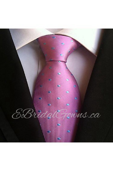 Men Wedding Cocktail Necktie At Work Purple Blue Colors Tie