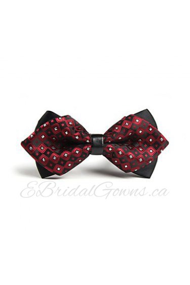 Men Vintage/Party/Work/Casual Bow Tie , Polyester