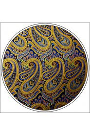 Men's Tie Yellow Paisley 100% Silk Business New Wedding