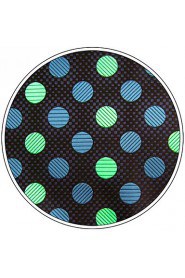 Men's Tie Dots Navy Blue 100% Silk New Fashion Casual