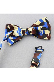 Men's Fashion Show Camouflage Bow Tie