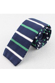 Korean Casual Striped Knit Tie(Width:5CM)