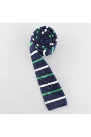 Korean Casual Striped Knit Tie(Width:5CM)