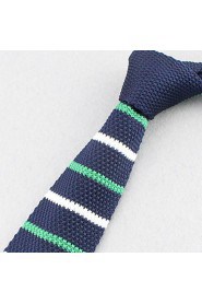 Korean Casual Striped Knit Tie(Width:5CM)