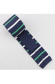 Korean Casual Striped Knit Tie(Width:5CM)