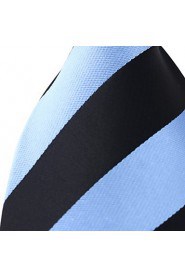 Black Blue Jacquard Necktie Business Leisure Men Adult Tie