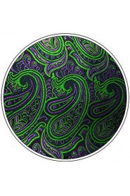 Paisley Green Purple Black Pocket Square Mens Hankies Hanky