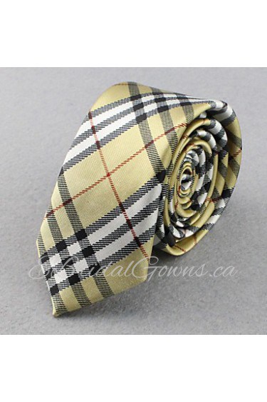 Men's Korean Plaid Fashion Narrow Ties(Wide:5CM)