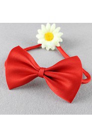 Pet Decoration Leisure Polyester Bow Tie