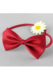 Pet Decoration Leisure Polyester Bow Tie