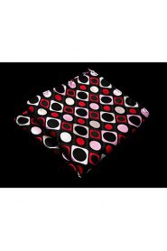 Pattern Pink Red Black Pocket Square Mens Hankies Hanky