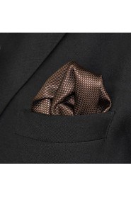 Plain Brown Chocolate Handkerchief Pocket Square Mens Hankies Hanky