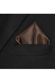 Plain Brown Chocolate Handkerchief Pocket Square Mens Hankies Hanky