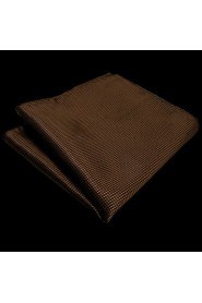 Plain Brown Chocolate Handkerchief Pocket Square Mens Hankies Hanky