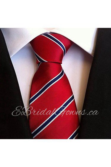 Men Wedding Cocktail Necktie At Work Red Blue Multiple