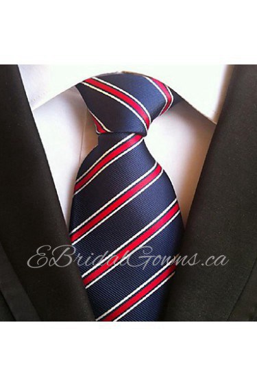 Men Wedding Cocktail Necktie At Work Blue Red Muticolos Tie