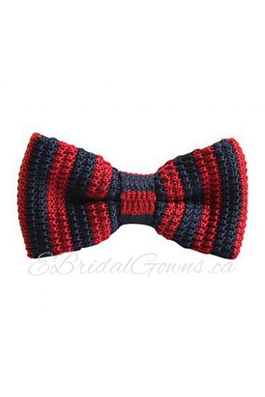 Unisex Vintage/Party/Work/Casual Bow Tie , Knitwear