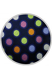 Shlax & Wing Extra Long Size Dots Blue Multicolor Mens Neckties Ties Silk