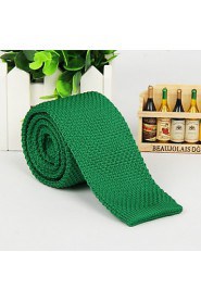 New Forest Green Adult Flat Narrow Necktie Knitted Tie