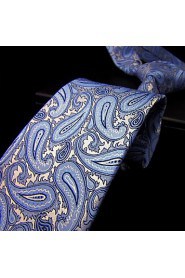 Shlax & Wing Neckties Men's Ties Blue Azure Paisley Accessories 100% Silk