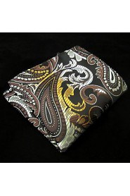 Men's Casual Multicolor Paisley Floral Silk Pocket Square