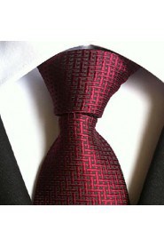 Men Wedding Cocktail Necktie At Work Big Red