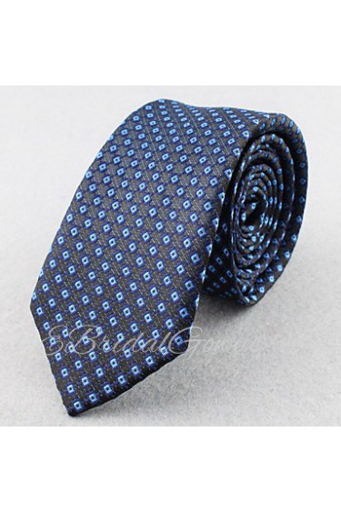 Men's Korean Business Occupation Lattice Narrow Ties (Width: 6CM)