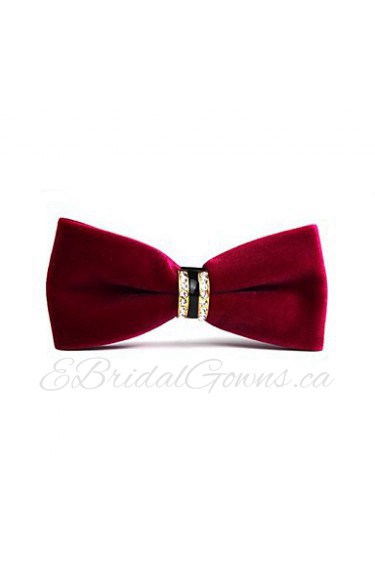 Unisex Vintage/Party/Work/Casual Bow Tie , Cashmere