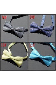 Men Vintage/Cute/Party/Work/Casual Bow Tie , Polyester