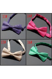 Men Vintage/Cute/Party/Work/Casual Bow Tie , Polyester