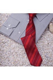 Men's Business Stripe Pure Silk Neckties